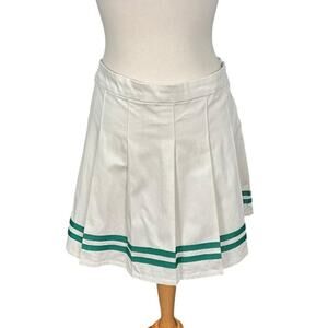 Prince Pickleball Tennis Skirt Off White Green Stripe Size 2X Short NWT Outdoor